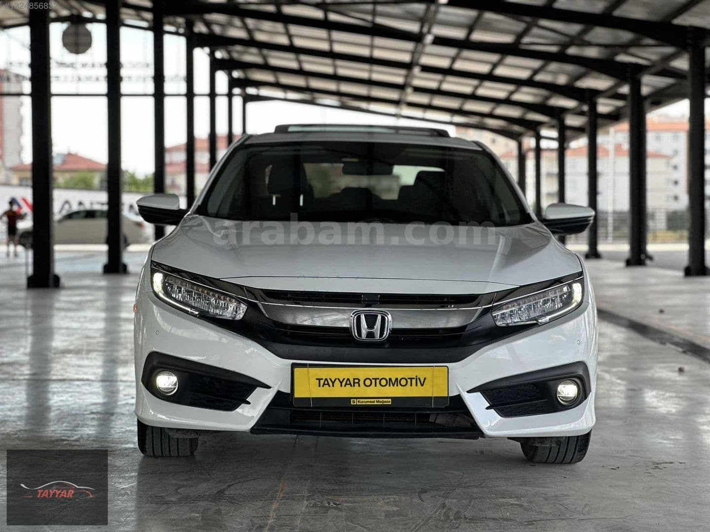 Galeriden Honda Civic 1.6i VTEC Eco Executive 2018 Model Kayseri 220.000 km Beyaz